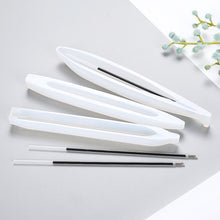 Load image into Gallery viewer, Transparent Pen Silicone Mould Set DIY Ballpoint Pen Mold Epoxy Resin Molds for Jewelry Casting Transparent Pen Holder Making
