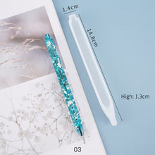 Load image into Gallery viewer, Transparent Pen Silicone Mould Set DIY Ballpoint Pen Mold Epoxy Resin Molds for Jewelry Casting Transparent Pen Holder Making
