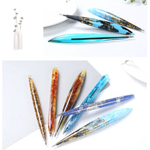 Load image into Gallery viewer, Transparent Pen Silicone Mould Set DIY Ballpoint Pen Mold Epoxy Resin Molds for Jewelry Casting Transparent Pen Holder Making
