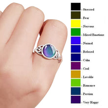Load image into Gallery viewer, Fashion Creative Retro Changeable Temperature Control Color Change Ring Women Jewelry Gift
