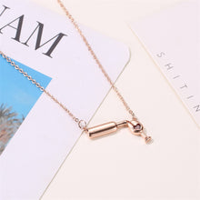 Load image into Gallery viewer, 1 PC Fashion Creative Red Wine Bottle Goblet Pendant Necklace Women Jewelry Gift
