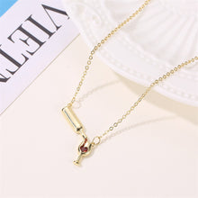 Load image into Gallery viewer, 1 PC Fashion Creative Red Wine Bottle Goblet Pendant Necklace Women Jewelry Gift

