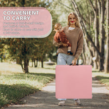 Load image into Gallery viewer, 4ft Pink Portable Folding Table Indoor&amp;Outdoor Maximum Weight 135KG Foldable Table for Camping
