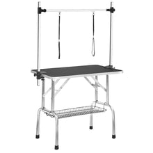 Load image into Gallery viewer, 36" Professional Dog Pet Grooming Table Adjustable Heavy Duty Portable w/Arm &amp; Noose &amp; Mesh Tray
