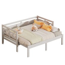 Load image into Gallery viewer, Twin Extending Daybed with Trundle, Wooden Daybed, White
