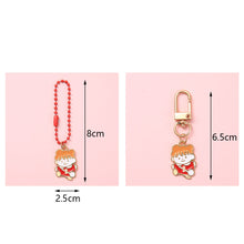 Load image into Gallery viewer, Girl Cartoon Animal Metal Key Chain Cute Bag Pendant Baby Cute Accessory
