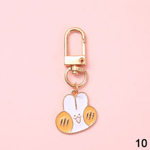 Load image into Gallery viewer, Girl Cartoon Animal Metal Key Chain Cute Bag Pendant Baby Cute Accessory
