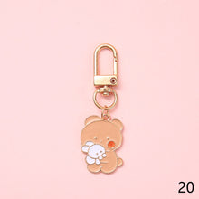 Load image into Gallery viewer, Girl Cartoon Animal Metal Key Chain Cute Bag Pendant Baby Cute Accessory
