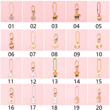 Load image into Gallery viewer, Girl Cartoon Animal Metal Key Chain Cute Bag Pendant Baby Cute Accessory
