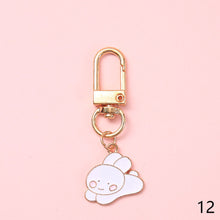 Load image into Gallery viewer, Girl Cartoon Animal Metal Key Chain Cute Bag Pendant Baby Cute Accessory
