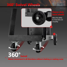 Load image into Gallery viewer, Welding Cart, 3-Tier Welder Cart Heavy Duty with 400Lbs Static Weight Capacity, 360° Swivel Wheels, Tank Storage Safety Chains, Rolling MIG Welder Cart for TIG, ARC, MMA Welding Machine
