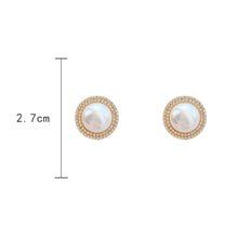Load image into Gallery viewer, Fashion Exquisite Minimalist Exaggerated Pearl 925 Silver Needle Ear Studs Women Jewelry Gift
