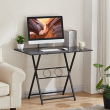 Load image into Gallery viewer, Small Foldable Desk for Small Spaces, Living Room Multifunctional Computer Table Writing Workstation for Home Office, No Assembly Required for Space-Saving
