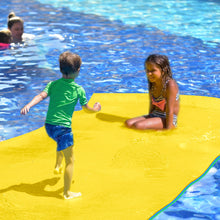Load image into Gallery viewer, Floating Water Mat, 12' × 6' Lily Pad Floating Mat, 3-Layer Foam Water Floating Pad for Water Recreation and Relaxing, Thick and Durable Water Activities Mat for Lake, Oceans
