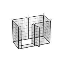 Load image into Gallery viewer, 6 Panels Heavy Duty Metal Playpen with door,39.37"H Dog Fence Pet Exercise Pen for Outdoor, Indoor

