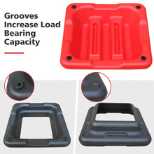 Load image into Gallery viewer, Height-Adjustable Step Aerobics Platform Fitness Equipment Stepper Trainer Exercise Step Platform with 4 Riser Red
