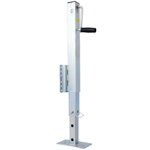 Load image into Gallery viewer, Heavy Duty Trailer Jack, Fixed Mount Jack w/Drop Leg, 28.6 in. of Lift, Max Load 2,500 Lbs
