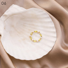 Load image into Gallery viewer, 1 PC Fashion Exquisite Sweet Colorful Crystal Pearl Ring Women Girls Jewelry Gift
