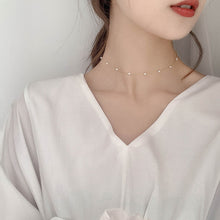 Load image into Gallery viewer, Fashion Personality Simple Pearl Clavicle Chain Short Necklace Women Jewelry Gift
