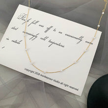 Load image into Gallery viewer, Fashion Personality Simple Pearl Clavicle Chain Short Necklace Women Jewelry Gift
