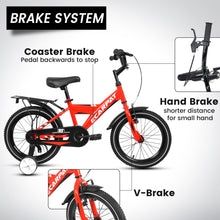 Load image into Gallery viewer, A16115 Kids Bike 16 inch for Boys &amp; Girls with Training Wheels, Freestyle Kids' Bicycle with fender and carrier.

