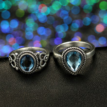 Load image into Gallery viewer, 11PCS/Set Fashion Vintage Carved Flower Leaf Butterfly With Star Sky Gem Rings Women Jewelry Gift
