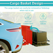 Load image into Gallery viewer, Folding Cargo Basket with Cargo Net
