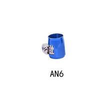 Load image into Gallery viewer, Hex Hose Finisher Clamp with Screw Band Hose End Cover Fitting 4 6 8 10 12AN
