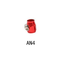 Load image into Gallery viewer, Hex Hose Finisher Clamp with Screw Band Hose End Cover Fitting 4 6 8 10 12AN
