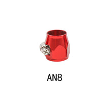 Load image into Gallery viewer, Hex Hose Finisher Clamp with Screw Band Hose End Cover Fitting 4 6 8 10 12AN

