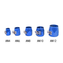 Load image into Gallery viewer, Hex Hose Finisher Clamp with Screw Band Hose End Cover Fitting 4 6 8 10 12AN
