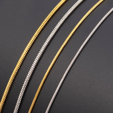 Load image into Gallery viewer, 1.2mm/2mm Braided Chain Necklaces Men Women Necklace Hiphop Style Necklaces Fashion Jewelry for Couple
