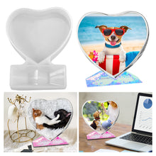 Load image into Gallery viewer, Photo Frame Epoxy Resin Mold, Large Heart Picture Frame Silicone Molds for Home Decoration, DIY Crafts and Handmade Gifts
