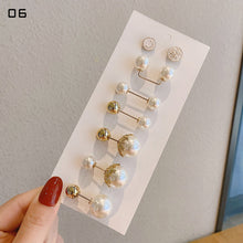 Load image into Gallery viewer, 1 Set Fashion Pearl Pin Brooch Collar Cardigan Brooch Straps Fixed Anti Slip Pin Gift For Women Girls
