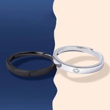 Load image into Gallery viewer, Creative Simple Moon Sun Adjustable Couple Rings Girl Boy Friend Jewelry Gift
