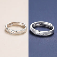 Load image into Gallery viewer, Fashion Creative Exquisite Carving Mountain Sea Adjustable Rings Couple Jewelry Gift
