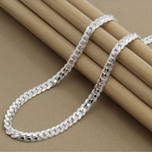 Load image into Gallery viewer, Fashion Simple Personality Width 5MM Full Sideways Link Chain Nacklace Women Men Jewelry Gift
