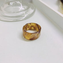 Load image into Gallery viewer, Korean Ins Style Popular Cool Adjustable Personality Resin Ring For Women Girls Jewelry Gift
