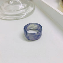 Load image into Gallery viewer, Korean Ins Style Popular Cool Adjustable Personality Resin Ring For Women Girls Jewelry Gift
