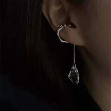 Load image into Gallery viewer, Fashion Retro Personality Irregular Cut Crystal Long Ear Clips Women Jewelry Gift

