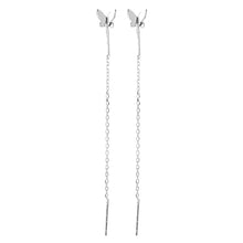 Load image into Gallery viewer, Original Fashion Romantic Fairy Long Tassel Butterfly Silver Earrings Women Girls Jewelry Gift
