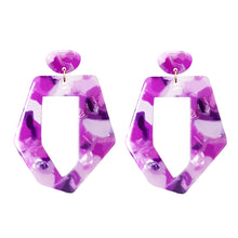 Load image into Gallery viewer, European And American Irregular Hexagon Geometric Fashion Fresh Jewelry Earrings For Women Girls
