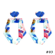 Load image into Gallery viewer, European And American Irregular Hexagon Geometric Fashion Fresh Jewelry Earrings For Women Girls
