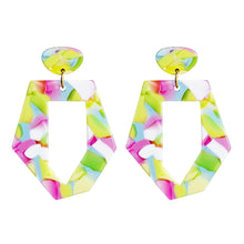Load image into Gallery viewer, European And American Irregular Hexagon Geometric Fashion Fresh Jewelry Earrings For Women Girls
