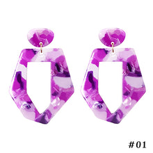 Load image into Gallery viewer, European And American Irregular Hexagon Geometric Fashion Fresh Jewelry Earrings For Women Girls
