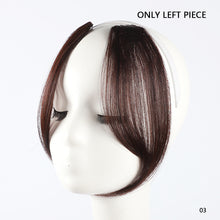 Load image into Gallery viewer, Natural Invisible Front Side Bangs for Woman with Fake Fringe Hair Extensions Synthetic High Temperature hair For Women 3D Bangs Fake wig
