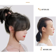 Load image into Gallery viewer, Natural Invisible Front Side Bangs for Woman with Fake Fringe Hair Extensions Synthetic High Temperature hair For Women 3D Bangs Fake wig
