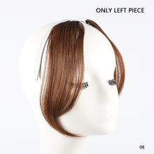 Load image into Gallery viewer, Natural Invisible Front Side Bangs for Woman with Fake Fringe Hair Extensions Synthetic High Temperature hair For Women 3D Bangs Fake wig
