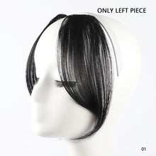 Load image into Gallery viewer, Natural Invisible Front Side Bangs for Woman with Fake Fringe Hair Extensions Synthetic High Temperature hair For Women 3D Bangs Fake wig

