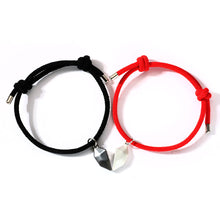 Load image into Gallery viewer, 1 Pair Heart Wish Stone Adjustable Magnetic Attraction Couple Bracelets Lover Jewelry Gift
